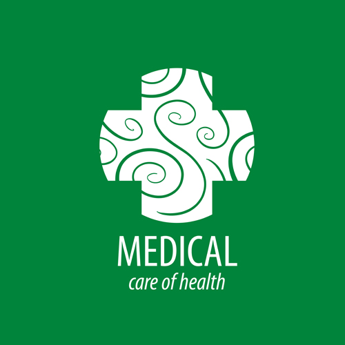 Green medical health logos design vector 01 logos health Green medical   