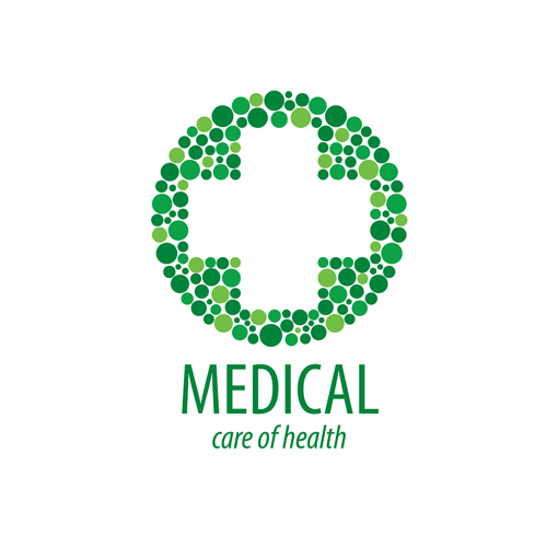 Green medical health logos design vector 08 logos health Green medical   