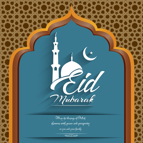 Vector Eid mubarak background graphics 03 Mubarak graphics background   