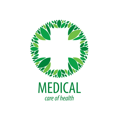 Green medical health logos design vector 05 logos health Green medical   