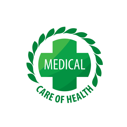 Green medical health logos design vector 03 logos health Green medical   