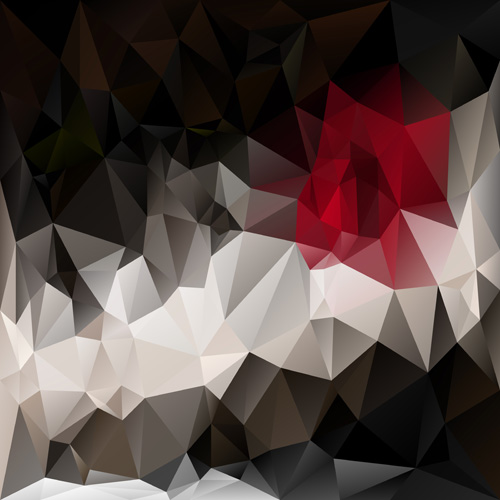 3D polygonal background art vector 02 polygonal background   