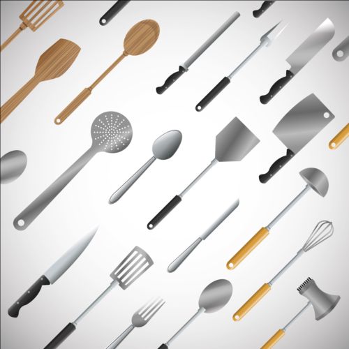 Kitchen tools seamless pattern vector tools seamless pattern kitchen   