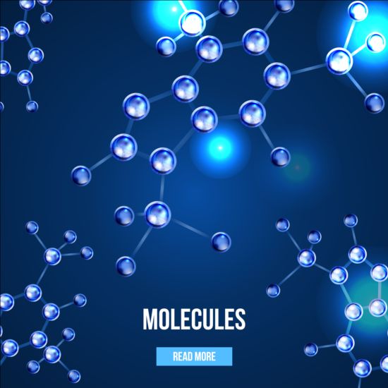 Molecules structure concept background vector 02 structure Molecules concept background   