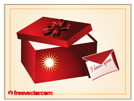 Red gift box vector red gift box   