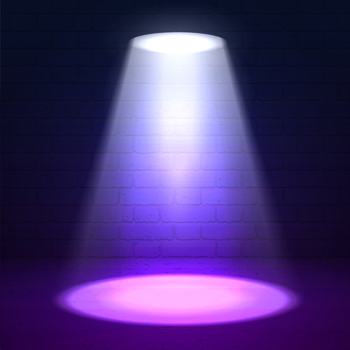 Purple spotlights with wall background vector 01 wall spotlights purple background   