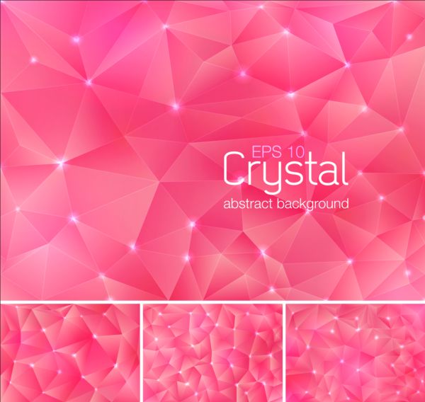 Magenta crystal abstract background vector Magenta crystal background abstract   