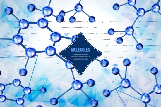 Molecules structure concept background vector 07 structure Molecules concept background   