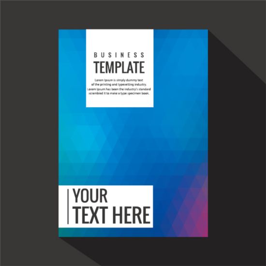 Geometry shapes cover book brochure vector 07 shapes Geometry cover brochure book   