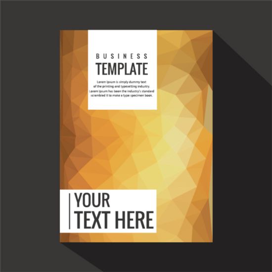 Geometry shapes cover book brochure vector 04 shapes Geometry cover brochure book   