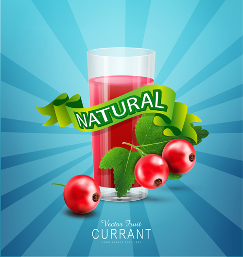 Currant juice nature vector nature juice Currant   