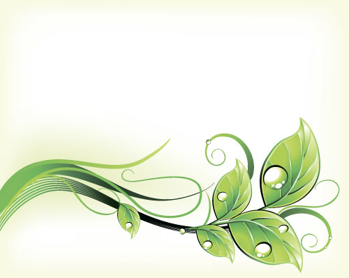 Elegant leaves art background vector 06 leaves elegant background   