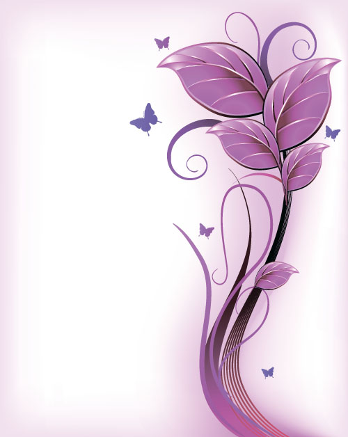 Elegant leaves art background vector 01 leaves elegant background   