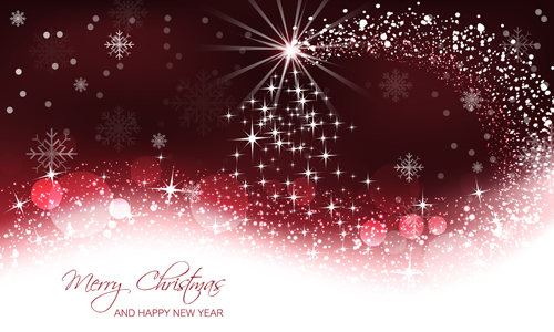 Christmas with new year abstract shiny vector 01 year shiny christmas abstract   