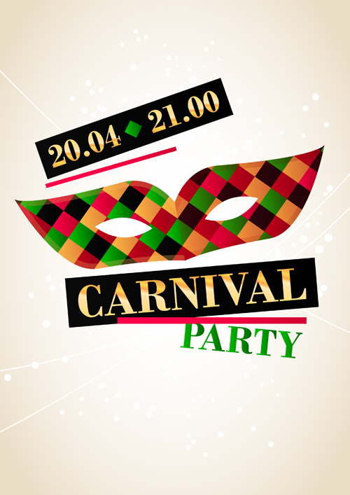 Carnival party background creative vector 03 party creative carnival background   