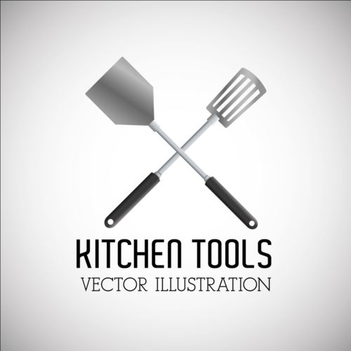 Kitchen tools vector illustration set 17 tools kitchen illustration   