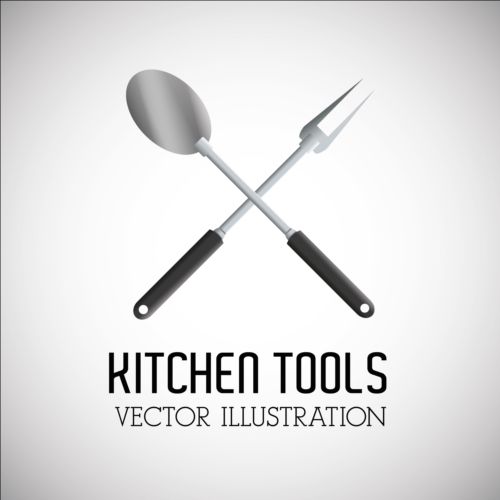 Kitchen tools vector illustration set 16 tools kitchen illustration   