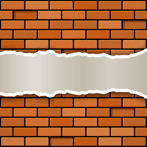 Red brick wall backgrounds vectors 05 wall red brick backgrounds   