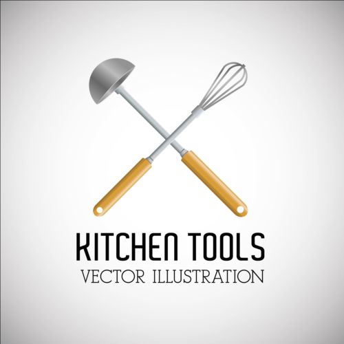 Kitchen tools vector illustration set 10 tools kitchen illustration   