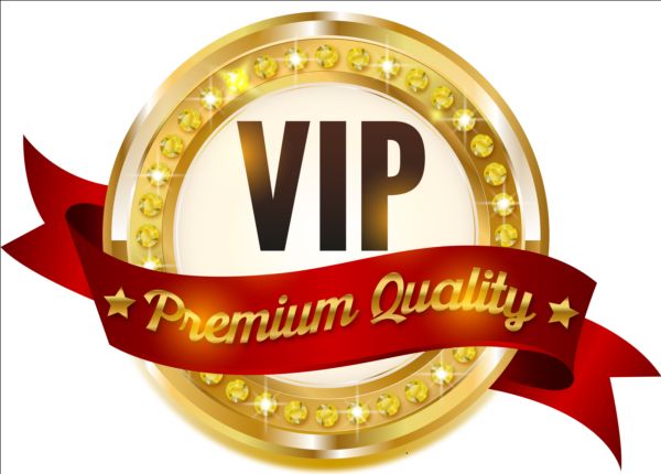 Luxury VIP golden labels vector 01 vip luxury labels golden   