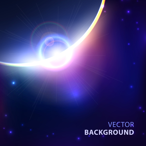 Blue cosmic background vector 02 Cosmic blue background   