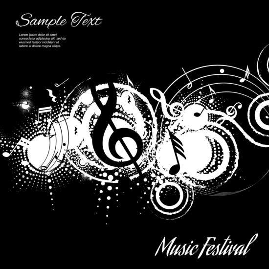 Music festival grunge background vector 01 music grunge festival background   