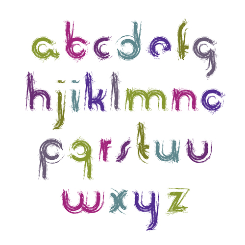 brush alphabets font vector 02 font brush alphabets   