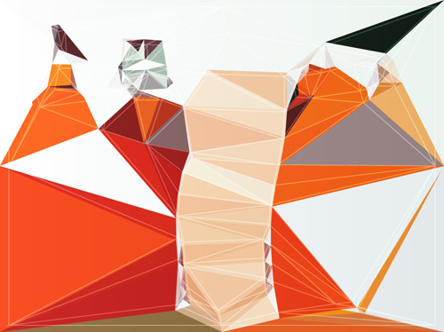 Concept polygonal vectors background art 10 polygonal concept background   