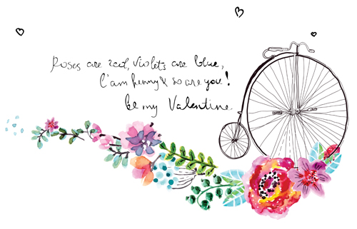 [:en]Watercolor flower wedding invitation vector graphics 02[:de]ddddd[:] watercolor invitation flower   