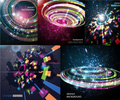 Concept universe background vectors material universe concept   