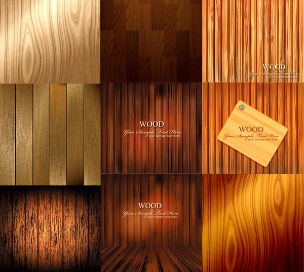 Wood texture background art vectors set wood texture   