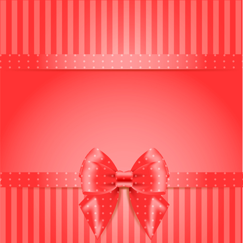 Elegant bow cards vector design 01 elegant cards bow   