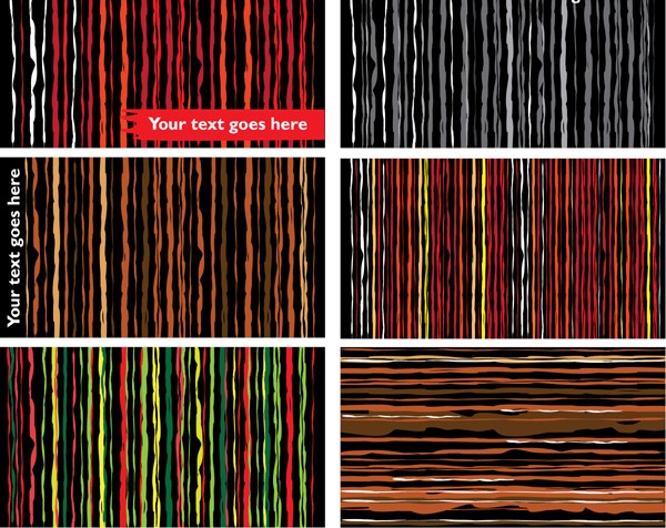 Abstract stripe background set vector stripe abstract   