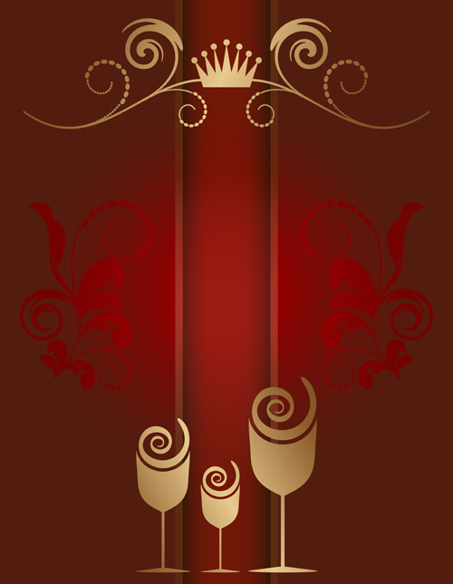 Wine with red background vector wine red   