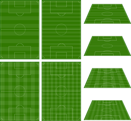 Green football field vector design 03 green football field   