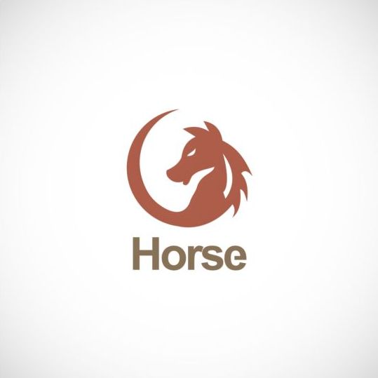 Horse icon vector logo logo horse   