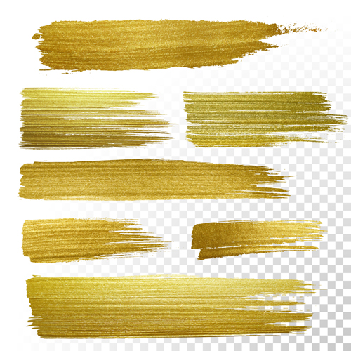 Golden blots vector illustration 03 illustration golden blots   