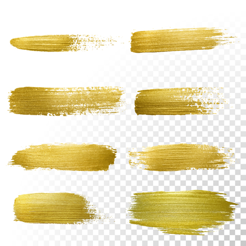Golden blots vector illustration 02 illustration golden blots   