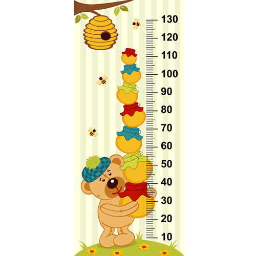 baby height measure cartoon styles vector 10 styles measure height cartoon baby   