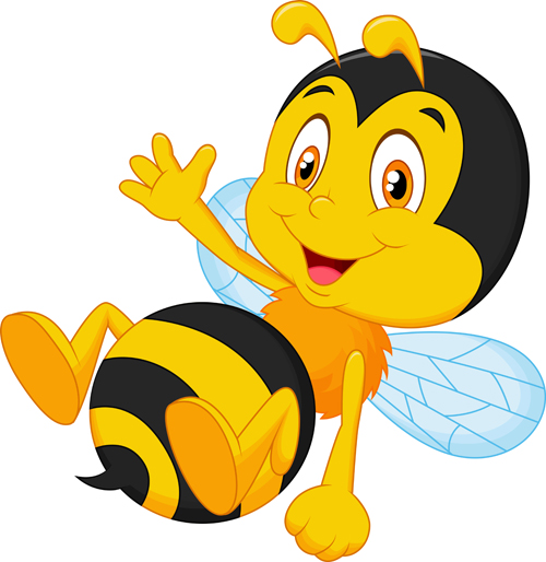 Cute bee cartoon vector illustration 13 illustration cute cartoon bee   
