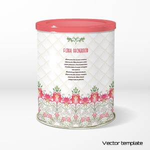 Beautiful floral pattern packaging design vector 11 pattern floral beautiful   