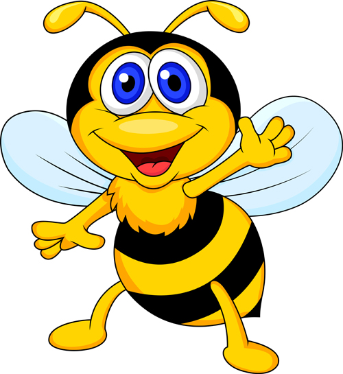 Cute bee cartoon vector illustration 10 illustration cute cartoon bee   