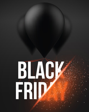 Creative black friday sale vector material 09 material friday creative black   