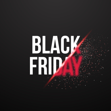 Creative black friday sale vector material 06 material friday creative black   