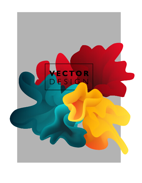 Colored cloud abstract illustration vectors 01 illustration colored cloud abstract   