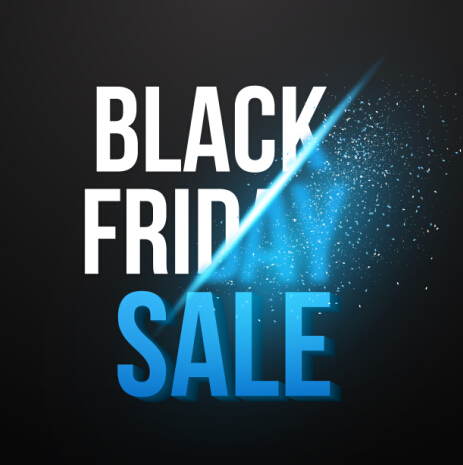 Creative black friday sale vector material 03 material friday creative black   