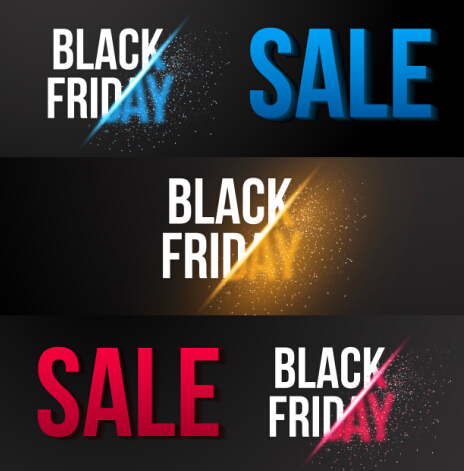 Creative black friday sale vector material 02 material friday creative black   