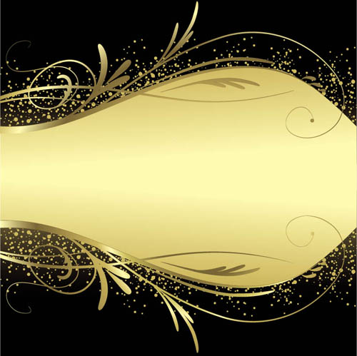 Luxury gold with black background vector luxury gold black backgrounds   