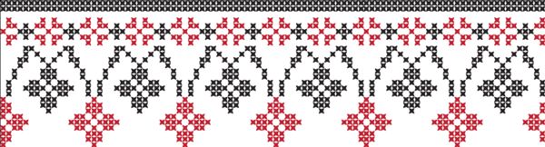 knitted fabric pattern border vector material set 15 pattern knitted fabric border   