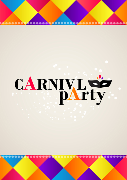 Carnival party background creative vector 01 party creative carnival background   